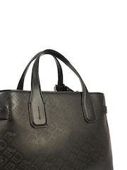 Burberry Black Medium Banner Leather Handbag - Image 5 of 6