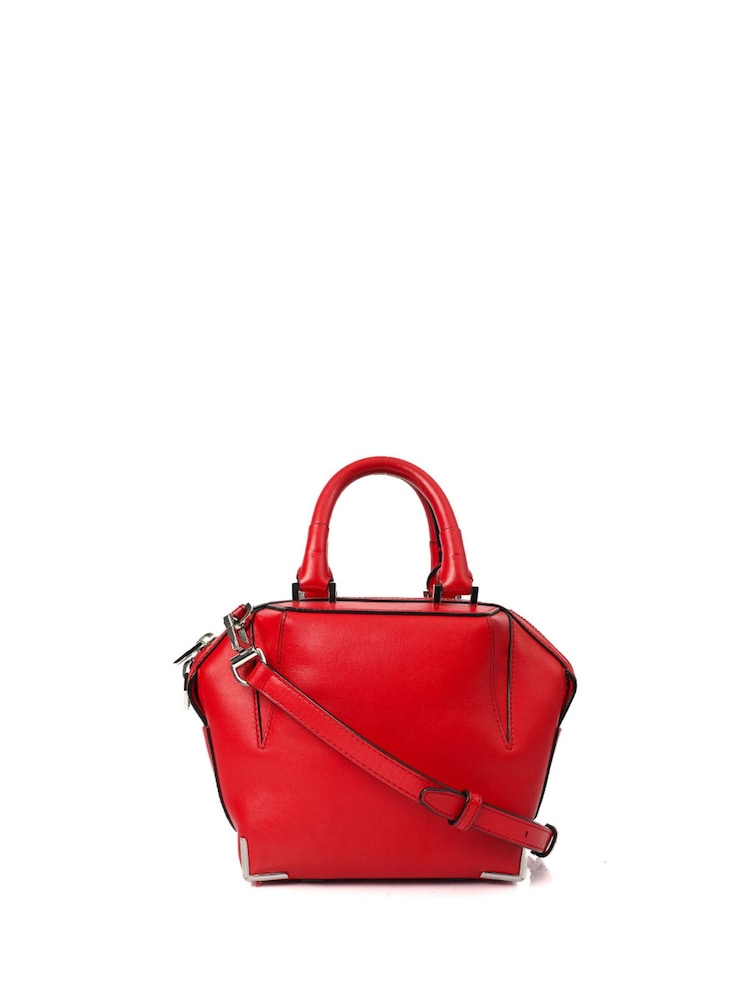 Alexander Wang Red Mini Emile Leather Handbag - Image 1 of 6