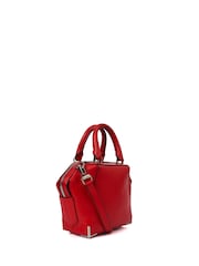 Alexander Wang Red Mini Emile Leather Handbag - Image 3 of 6