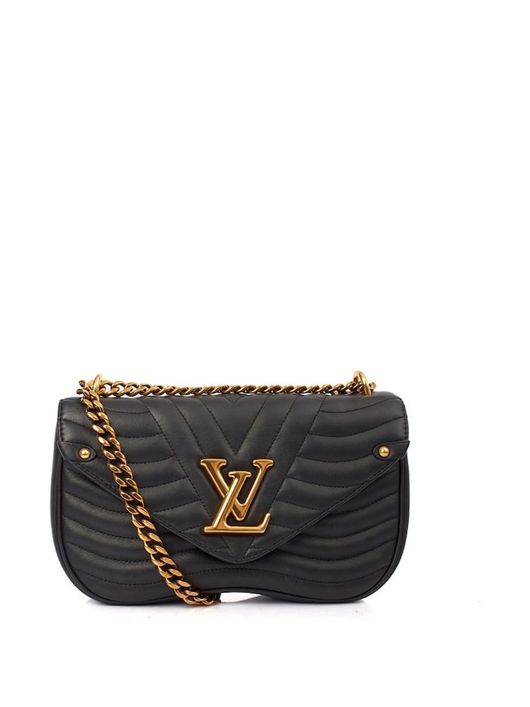 Louis Vuitton Black New Wave Multi Pochette Calfskin Leather Handbag - Image 1 of 6