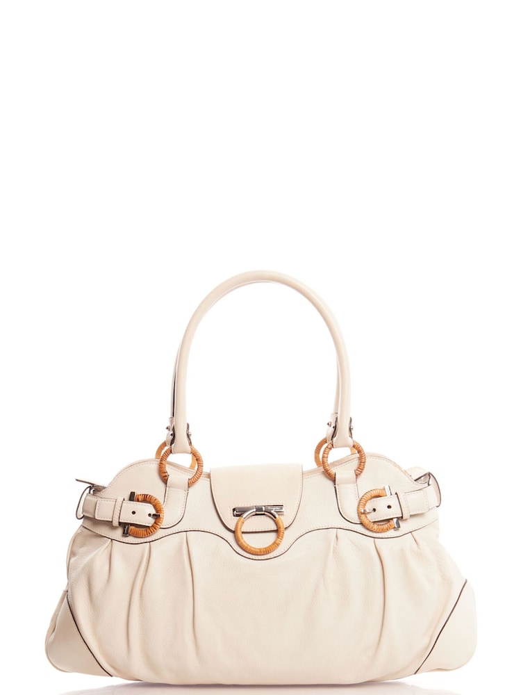 Salvatore Ferragamo White Marisa Handbag - Image 1 of 6