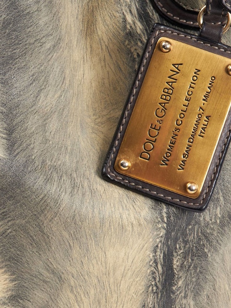 Dolce & Gabbana Grey Miss Exotic Tote Leather Handbag - Image 6 of 6