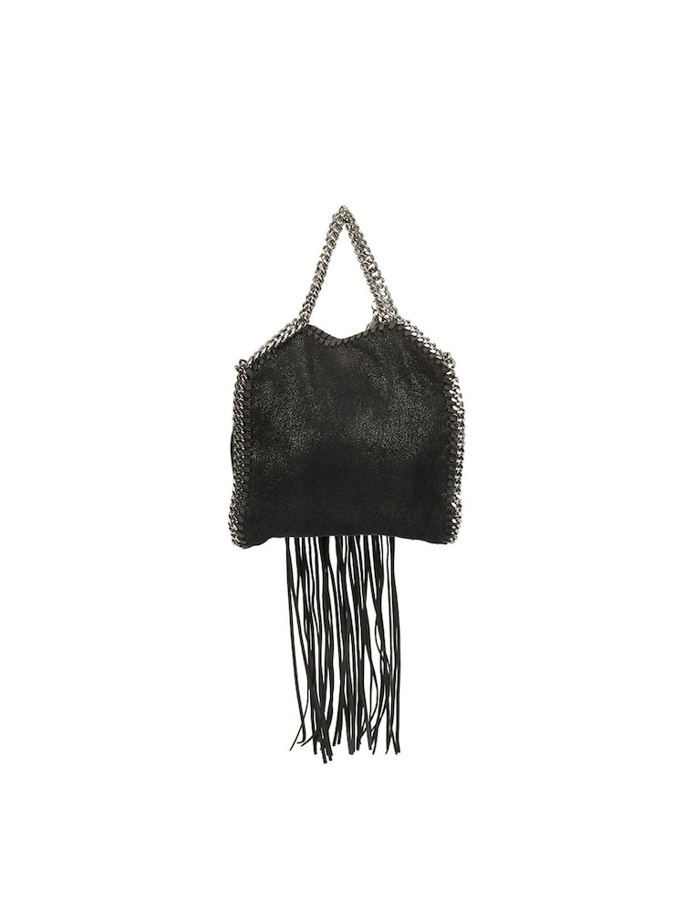 Stella McCartney Black Falabella Tote Vegan Leather Handbag - Image 2 of 6