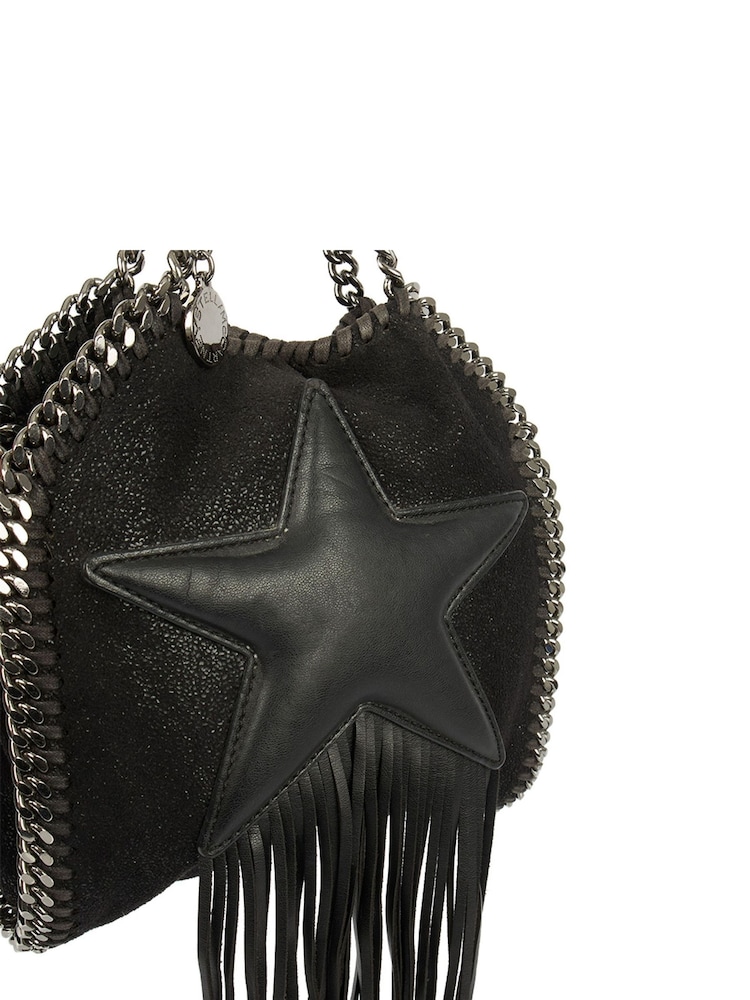 Stella McCartney Black Falabella Tote Vegan Leather Handbag - Image 6 of 6