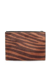 Stella McCartney Brown Zip Pouch Fabric Handbag - Image 2 of 6