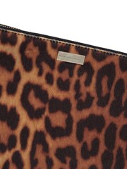 Stella McCartney Brown Zip Pouch Fabric Handbag - Image 6 of 6