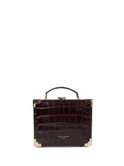 Aspinal of London Brown Trunk Exotic Effect Leather Handbag - Image 1 of 6