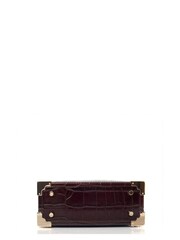 Aspinal of London Brown Trunk Exotic Effect Leather Handbag - Image 4 of 6