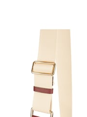Burberry Red Note Cross-Body Bag Canvas Handbag - Image 6 of 6