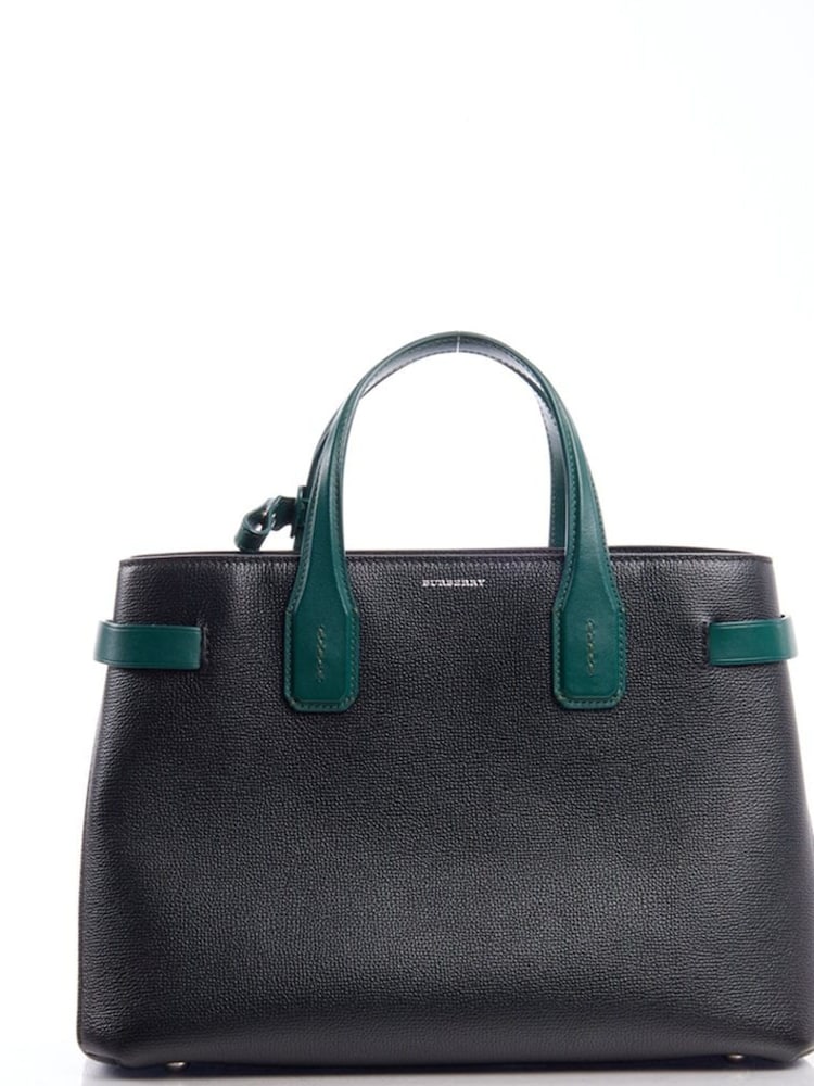 Burberry Black Medium Banner Leather Handbag - Image 1 of 5