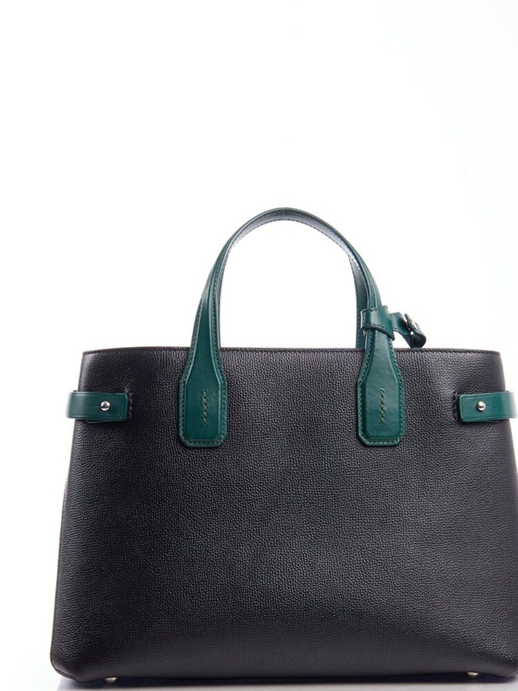 Burberry Black Medium Banner Leather Handbag - Image 2 of 5