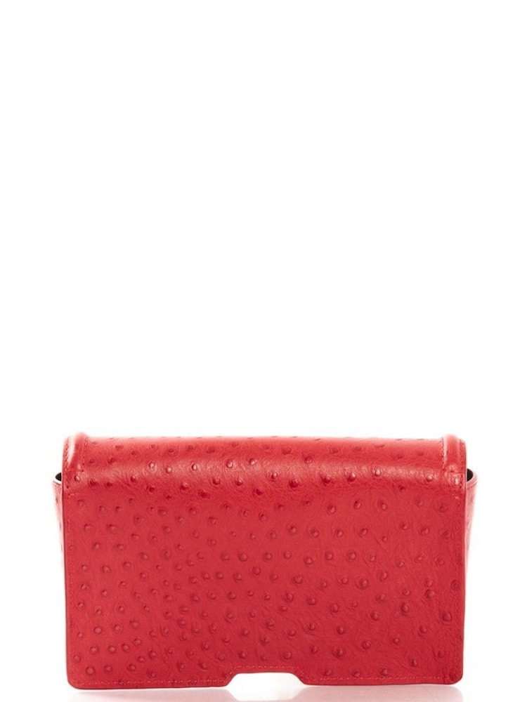 Alexander Wang Red Clutch Leather Handbag - Image 2 of 5