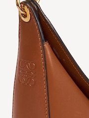 Loewe Brown Luna Leather Handbag - Image 6 of 6