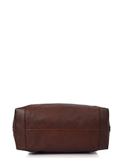 Gucci Brown Tote Leather Handbag - Image 4 of 6