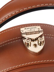 Aspinal of London Brown Hat Box Leather Handbag - Image 6 of 6