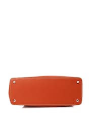Cartier Orange Small Leather Handbag - Image 4 of 6