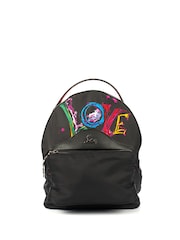 Christian Louboutin Black Backloubi Fabric Handbag - Image 1 of 6