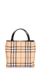 Burberry Brown Tote Fabric Handbag - Image 2 of 6
