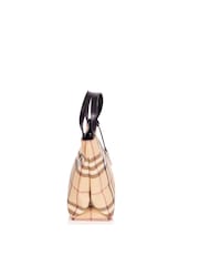 Burberry Brown Tote Fabric Handbag - Image 3 of 6