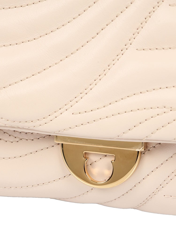 Salvatore Ferragamo Natural Shoulder Bag - Image 6 of 6