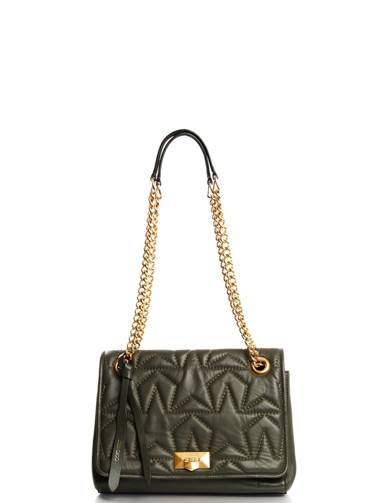 Jimmy Choo Green Helia Small Handbag - Image 1 of 6