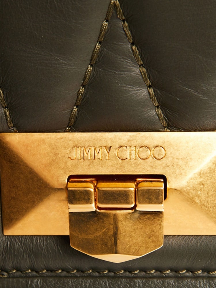 Jimmy Choo Green Helia Small Handbag - Image 6 of 6