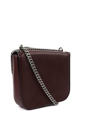 Stella McCartney Red Falabella Box Tote Medium Leather Handbag - Image 3 of 6