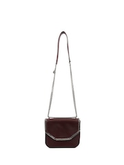 Stella McCartney Red Falabella Box Tote Medium Leather Handbag - Image 5 of 6