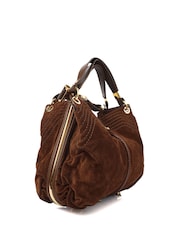 Jimmy Choo Brown Tote Fabric Handbag - Image 3 of 5