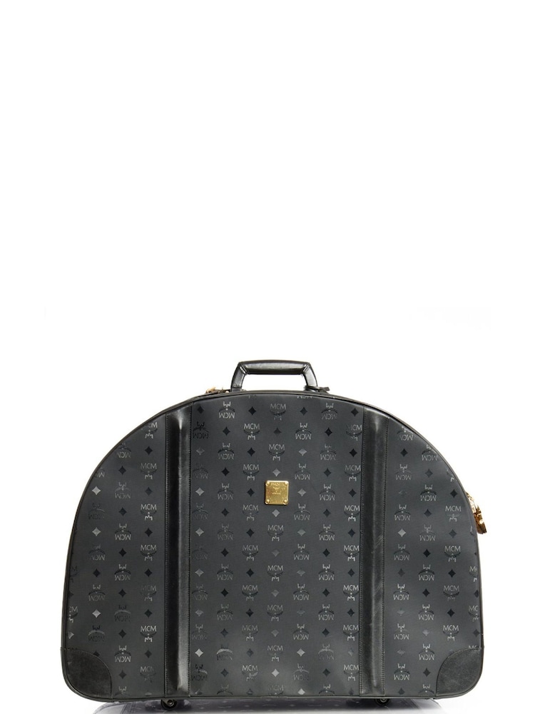 MCM Black Fabric Luggage - Image 1 of 6