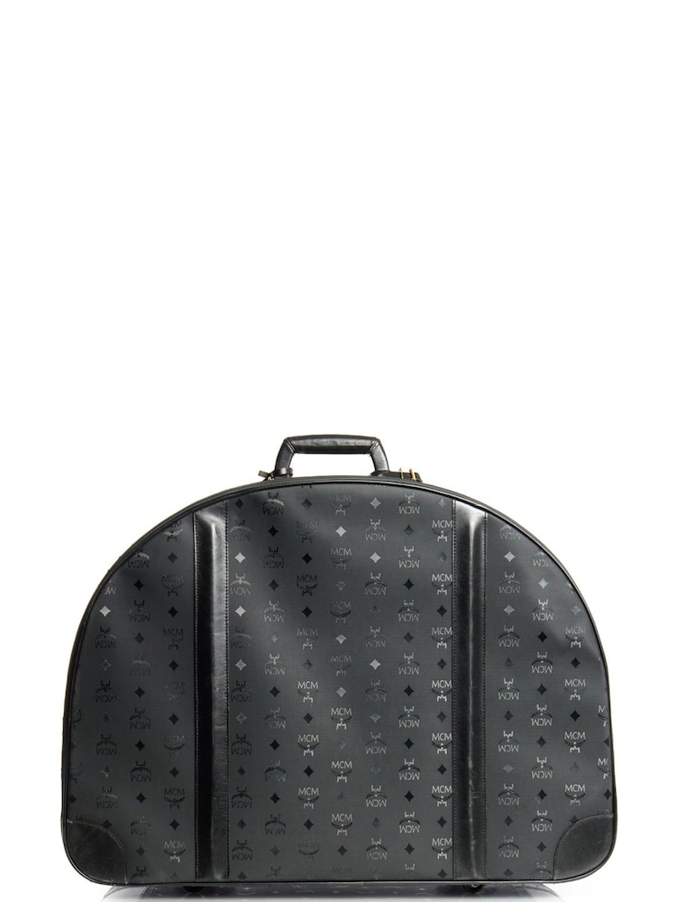 MCM Black Fabric Luggage - Image 2 of 6