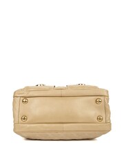 Marc Jacobs Natural Quilted Blake Bisque Leather Handbag - Image 4 of 6