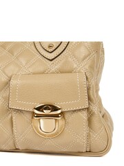 Marc Jacobs Natural Quilted Blake Bisque Leather Handbag - Image 5 of 6
