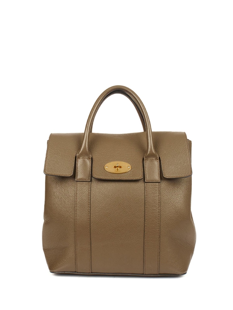 Mulberry Brown Bayswater Backpack Calfskin Leather Handbag - Image 1 of 6