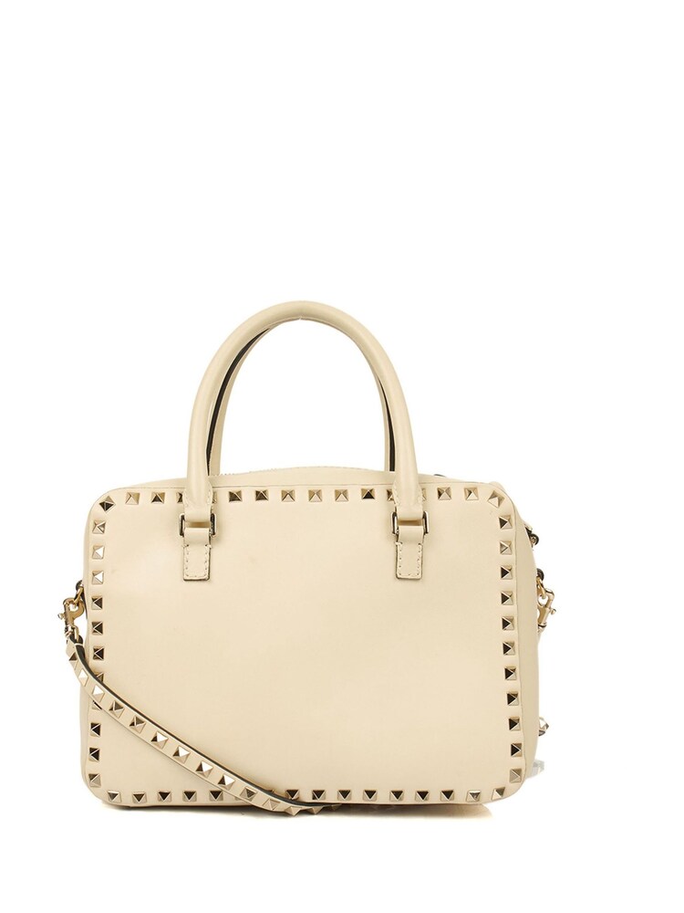Valentino Natural Rockstud Tote Medium Calfskin Handbag - Image 1 of 6