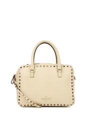 Valentino Natural Rockstud Tote Medium Calfskin Handbag - Image 2 of 6