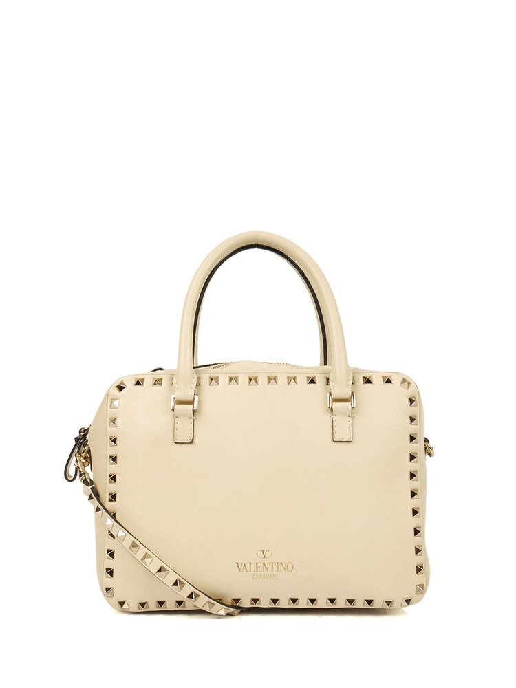 Valentino Natural Rockstud Tote Medium Calfskin Handbag - Image 2 of 6
