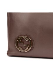 Gucci Brown Interlocking Tote Leather Handbag - Image 6 of 6