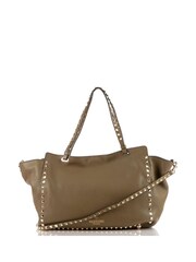 Valentino Green Rockstud Tote Medium Leather Handbag - Image 1 of 6