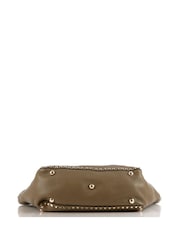 Valentino Green Rockstud Tote Medium Leather Handbag - Image 5 of 6