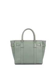 Mulberry Blue Zipped Bayswater Mini Calfskin Leather Handbag - Image 2 of 6