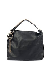 Jimmy Choo Black Hobo Leather Handbag - Image 1 of 6