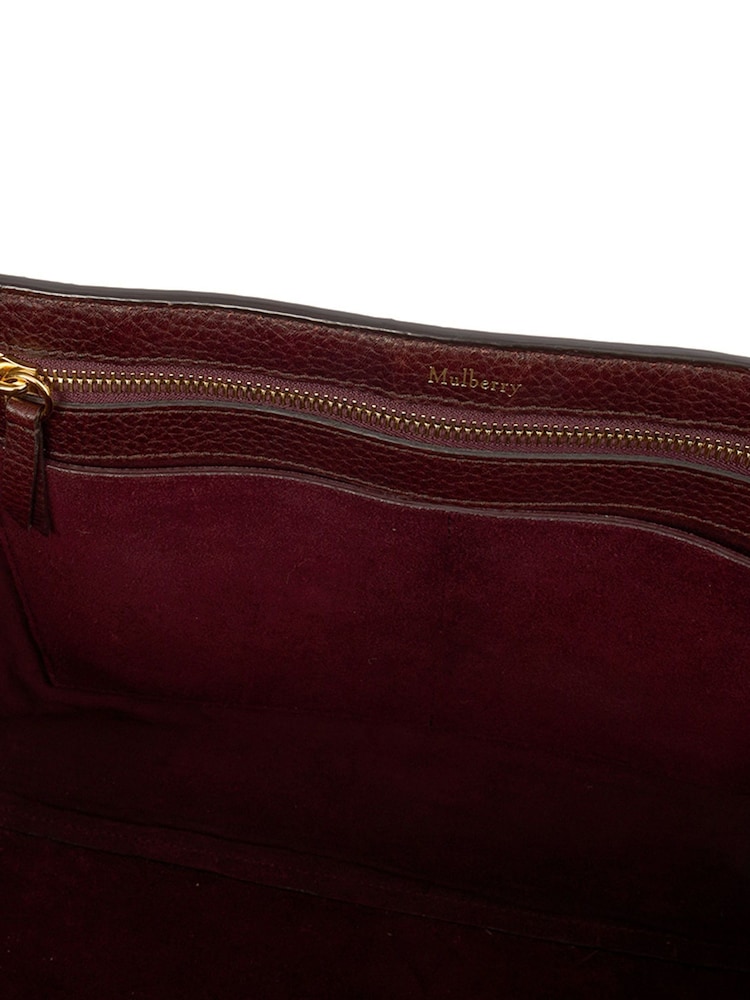 Mulberry Red Bayswater New Calfskin Leather Handbag - Image 6 of 6