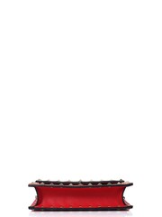 Valentino Red Rockstud Envelope Clutch Calfskin Handbag - Image 3 of 4