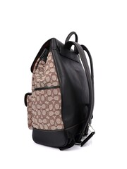 COACH Brown Court Backpack Fabric Handbag - Image 3 of 6