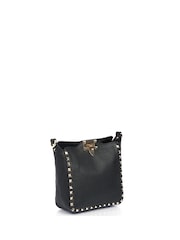 Valentino Black Rockstud Spike Cross-Body Clutch - Image 4 of 6