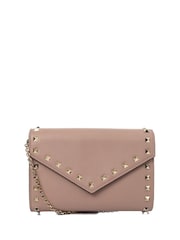 Valentino Pink Rockstud Envelope Clutch Calfskin Handbag - Image 1 of 6