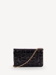 CHANEL Black Wallet On Chain Patent Leather Handbag - Image 2 of 6