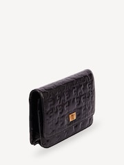 CHANEL Black Wallet On Chain Patent Leather Handbag - Image 4 of 6