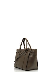 Mulberry Brown Zipped Bayswater Small Calfskin Leather Handbag - Image 3 of 6